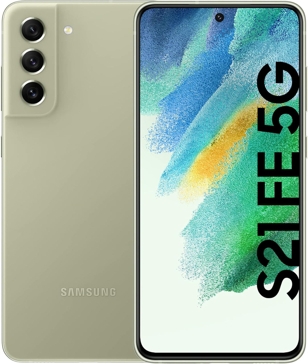 Samsung Galaxy S21 FE 5G 128GB Olive EU [16,29cm (6,4") OLED Display, Android 12, 12MP Triple-Kamera