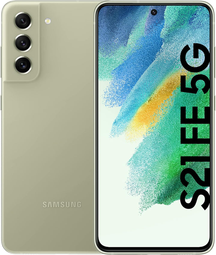 Samsung Galaxy S21 FE 5G 128GB Olive EU [16,29cm (6,4") OLED Display, Android 12, 12MP Triple-Kamera