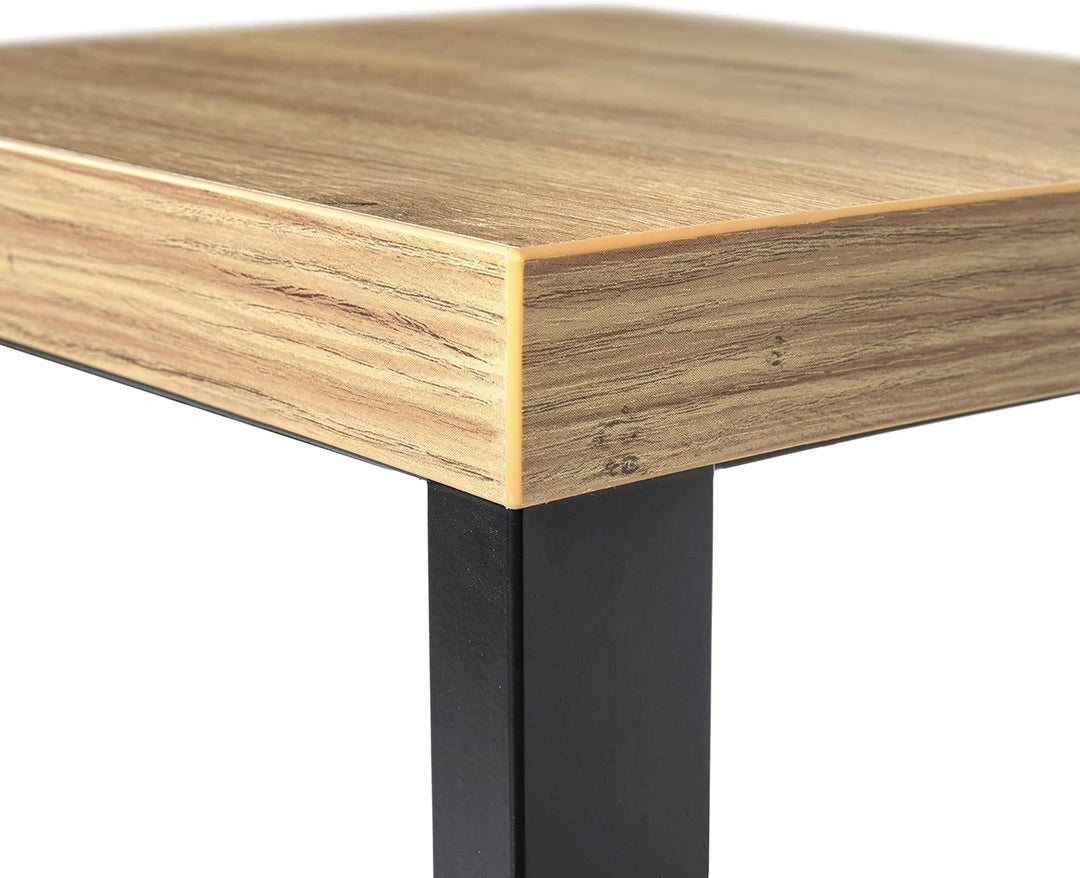 Magnetic Mobel Barhocker Bistrohocker Industriedesign Loft Stahl Restaurant massiv H 60 cm (Eiche, S