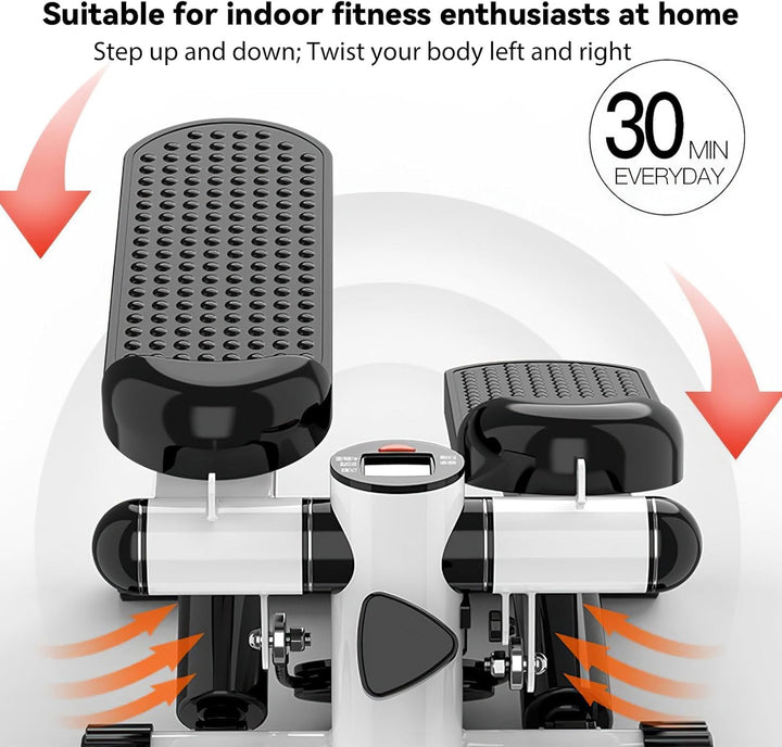 Stepper FüR Zuhause 120kg, Ministepper FüR Zuhause, Hometrainer Stepper, FüR Effektives Bein/Arm/Po