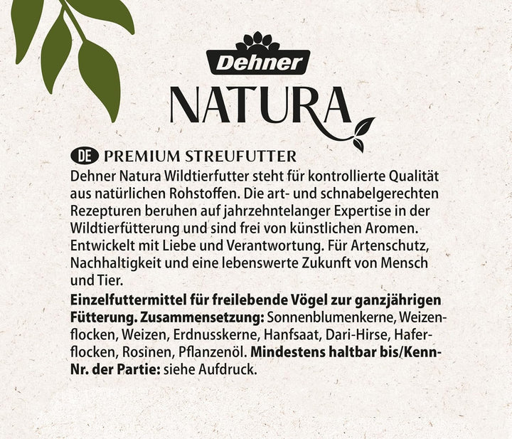Dehner Natura Wildvogelfutter, Streufutter, 20 kg