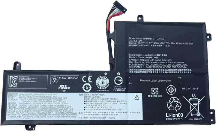 L17C3PG2 L17M3PG2 L17C3PG1 5B10Q88555 5B10Q88559 Laptop-Akku-Ersatz für Lenovo Legion Y7000-2019 Y70