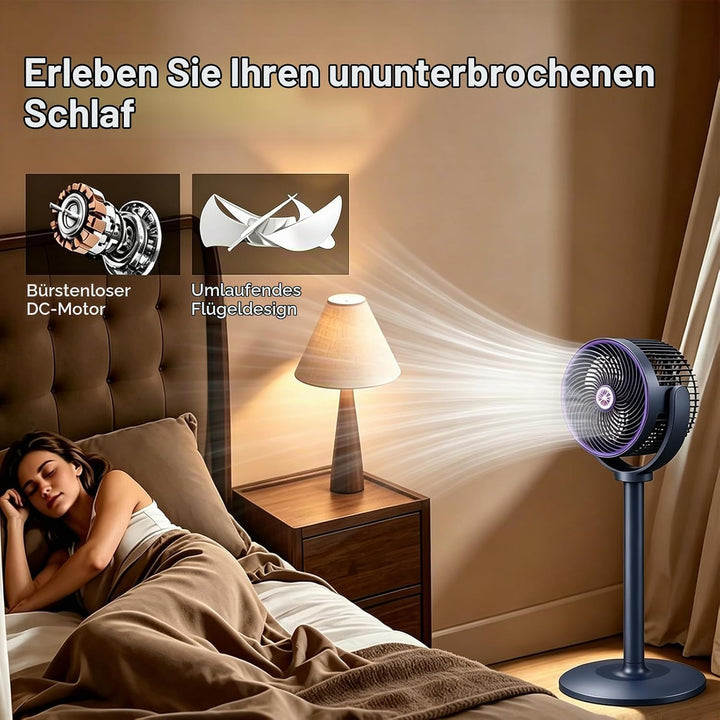 Standventilator flexibel als Boden, oder Tischventilator nutzbar