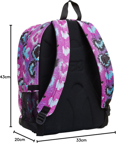 SEVEN RUCKSACK NEW FIT GLOSSY GIRL Backpack für Schule, Uni & Freizeit, Geräumige Schultasche für Te