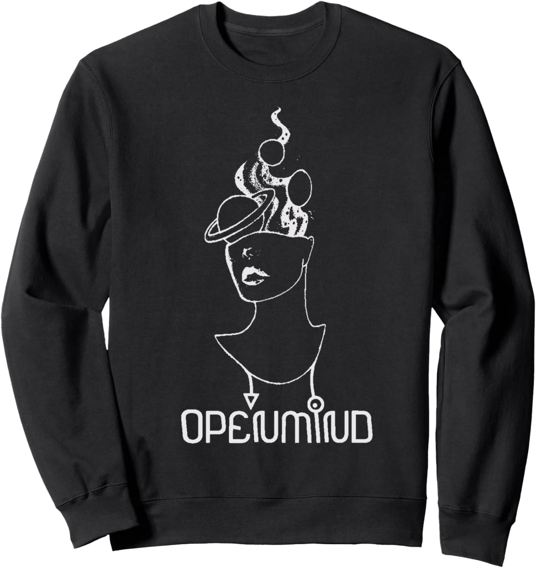 Open Your Mind Minded Openmind celebration head free spirit Sweatshirt