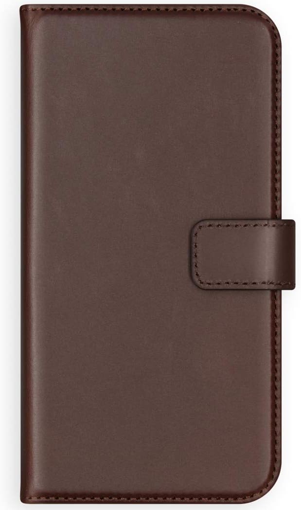 SELENCIA Bookcase Hülle kompatibel mit iPhone 12 Pro Max – Era Leder Handytasche Side Flip Case – Ha