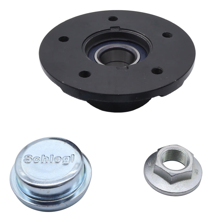 trailer parts4u Radnabe Schlegl für Laufachsen MB5 / MB8 / MB10 5 x 112 mit Kompaktlager Laufnabe