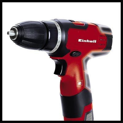 Einhell Akku Bohrschrauber TH-CD 12-2 Li (12V, 1,3Ah, 24Nm, Quick Stop, 2 Gang-Getriebe, 20 Drehmome