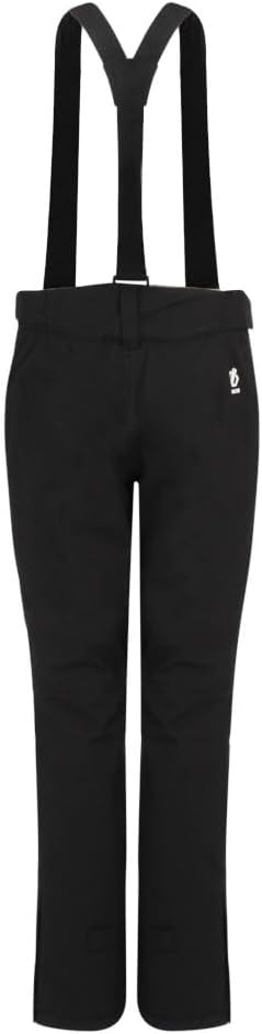 Dare 2b Damen Skihose Womens Diminish Waterproof Ski Salopettes Pants, Schwarz