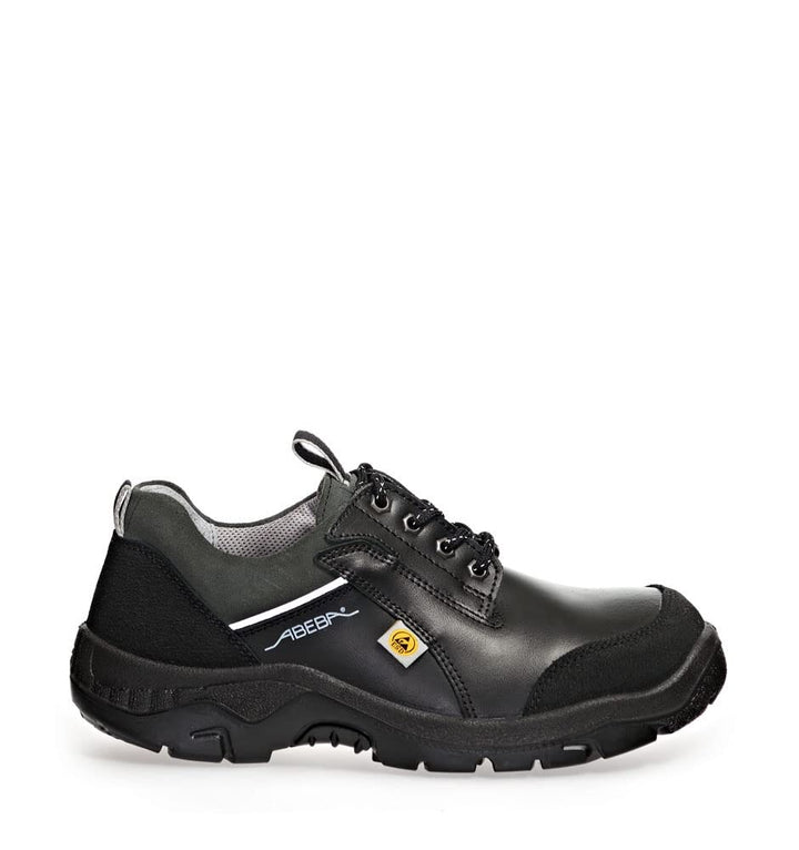 Abeba 32256 Anatom ESD Niedriger Schuh, S3, SRC, Schwarz, Grösse 47 47 EU, 47 EU