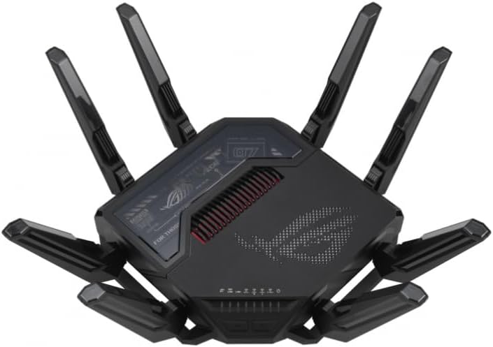 ASUS ROG Rapture GT-BE98 Quad-Band WiFi 7 Gaming Router (320MHz Bandbreite, duale 10G Ports, Backup