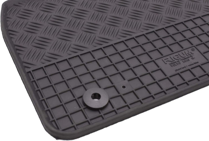 Passgenaue Kofferraumwanne und Gummifussmatten geeignet für Volvo XC40 ab 2018 + Gurtschoner