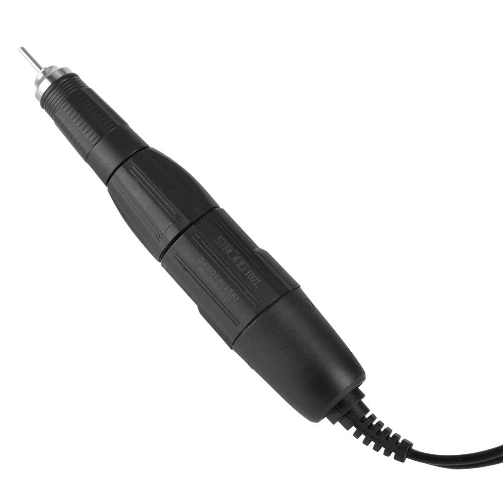 Elektrischer Nagelbohrergriff für Nagelmaniküremaschine, 02L-2,35 mm Handstück, Schwarz