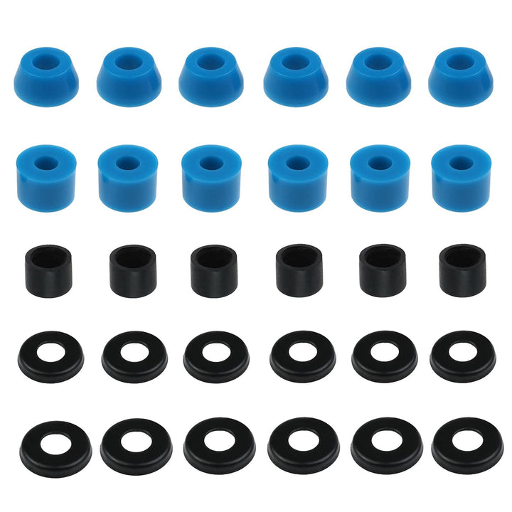 3 Sätze Skateboard Bushings langes Skateboard Truck Bushings Unterlegscheiben Stossdämpfer