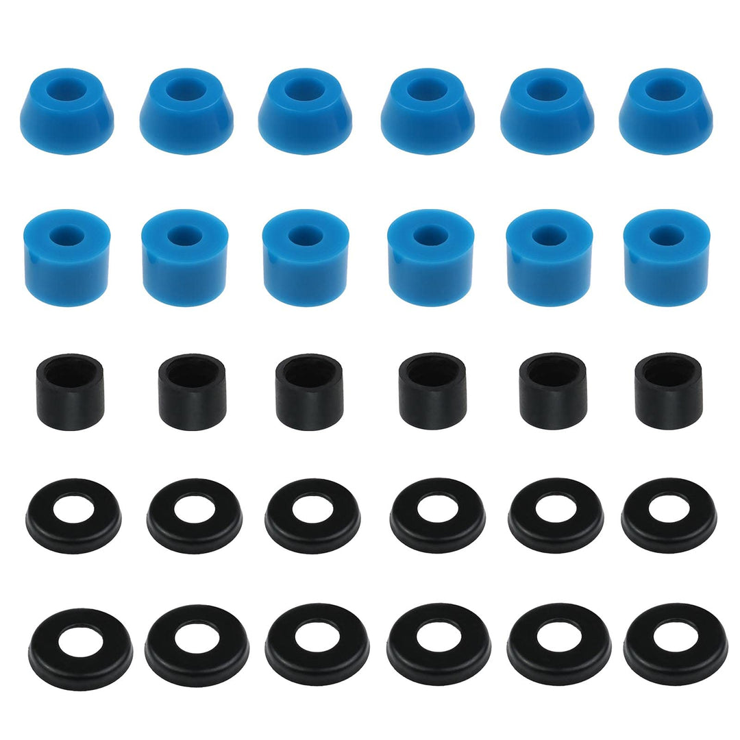 3 Sätze Skateboard Bushings langes Skateboard Truck Bushings Unterlegscheiben Stossdämpfer