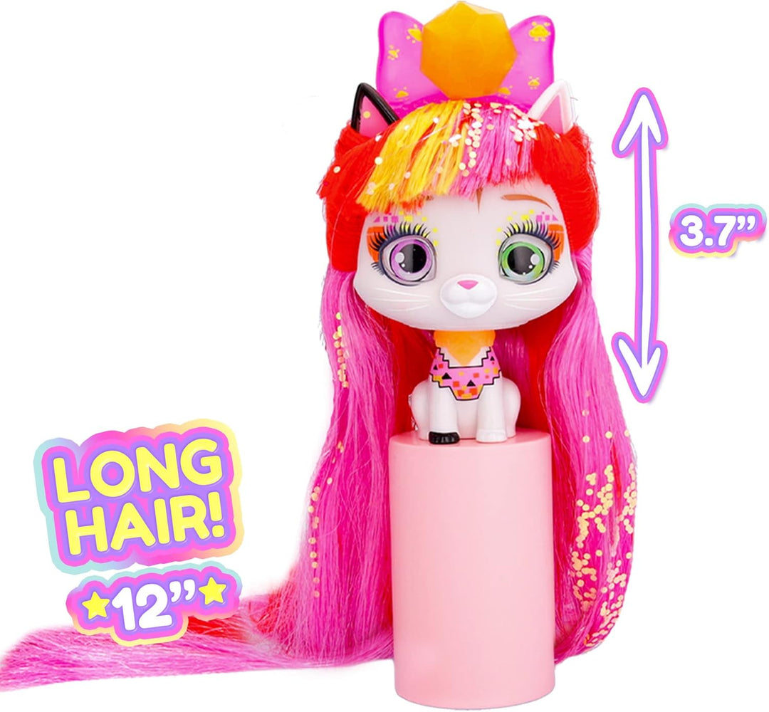 VIP Pets 714496 Elektra frisierpuppe, Mehrfarbig, one Size