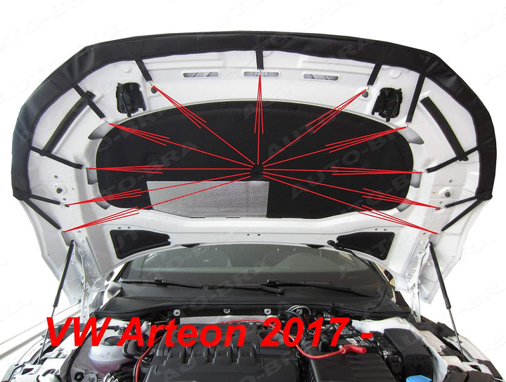 AB3-00351 Auto Bra kompatibel mit VW Arteon Bj. ab 2017 Haubenbra Steinschlagschutz Tuning Bonnet Br