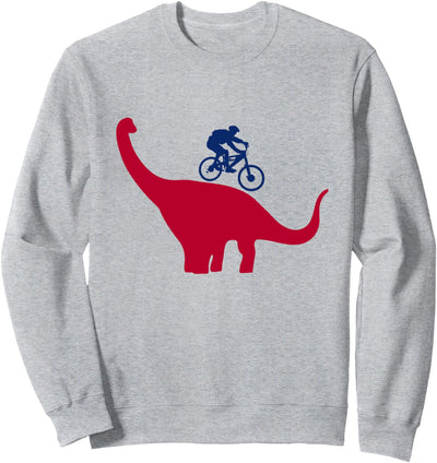 Mountainbike T-Rex Dinosaurier für Downhill Mountainbiker Sweatshirt