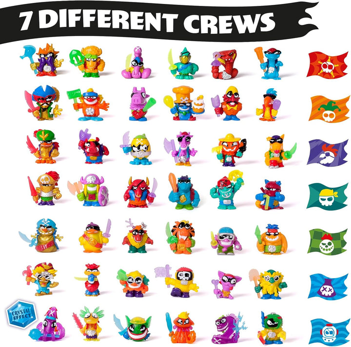 PIRATIX Adventure World Serie Shark Treasure, Box mit 24 Überraschungs-Umschlägen mit Sammlerfiguren