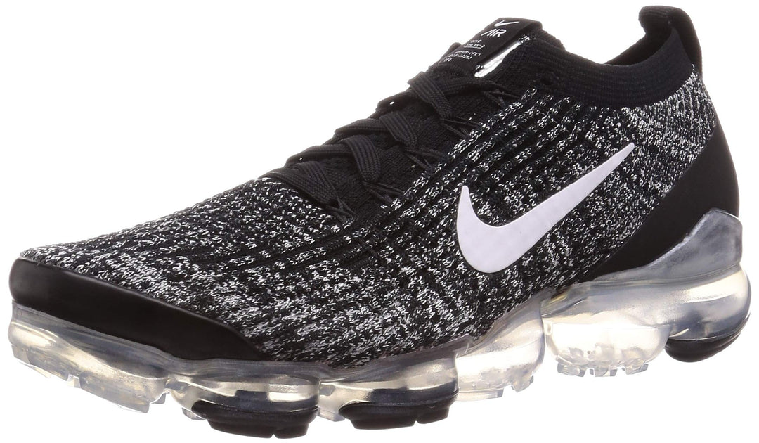 Nike Air Vapormax Flyknit 3 Herren Leichtathletik-Schuh 40 EU Mehrfarbig Black White Metallic Silver