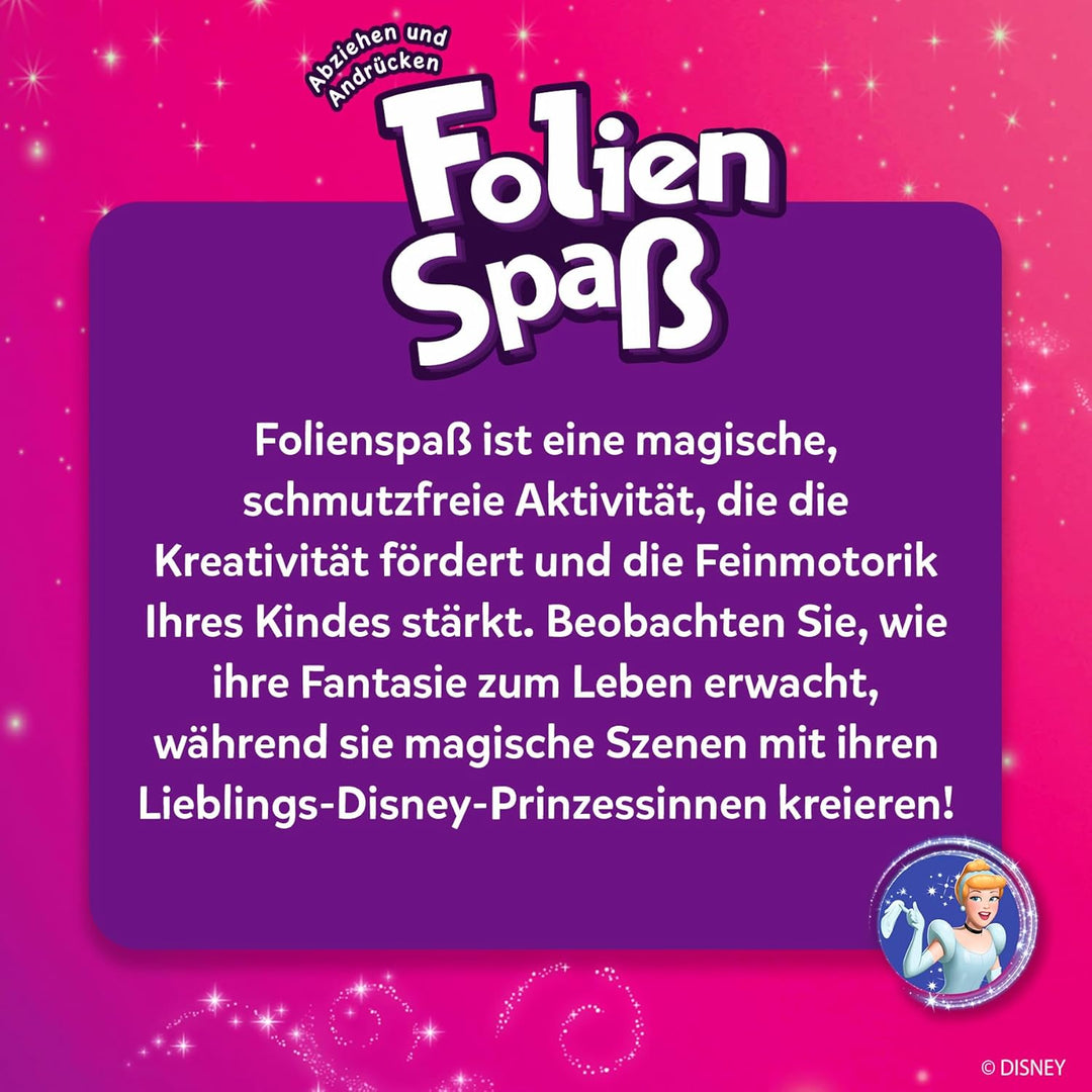 Skillmatics Kunst & Bastelaktivität- Folienspass Disney Prinzessin, Schmutzfreie Kunst für Kinder, B
