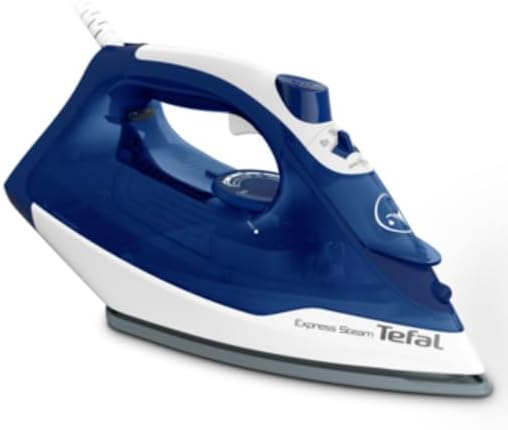 Tefal FV2836 Dry & Steam Iron Ceramic Soleplate 2400 W Purple White