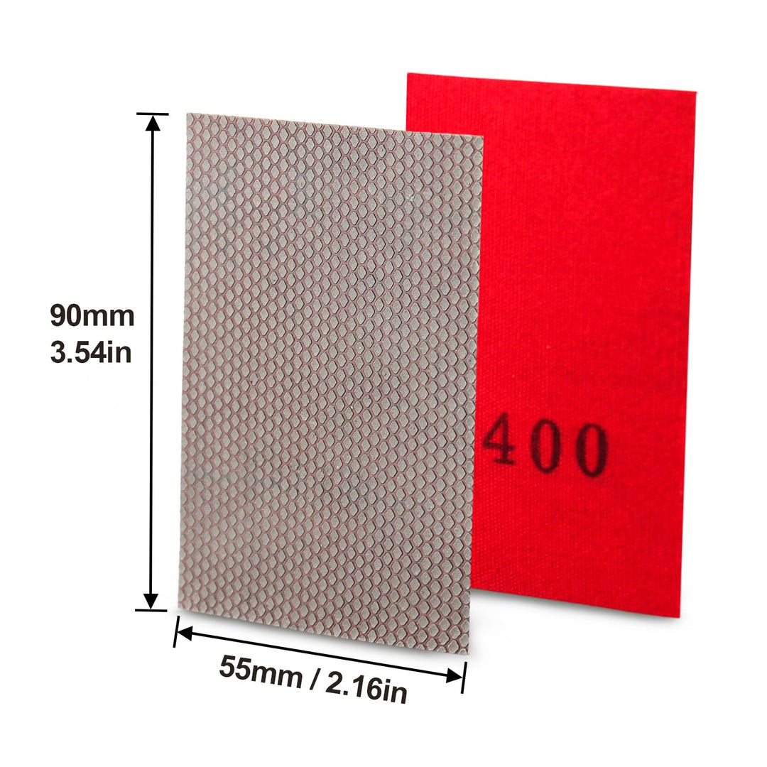 Diamant Schleifpapier galvanisiert Polierblatt Schleifpapier Körnung 400 Ersatz Schleifmittel 400