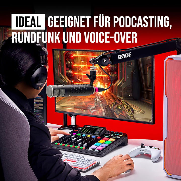 RØDE PSA1+ Professionelles Gelenkarmstativ für Studioanwendungen mit innovativem Federsystem, Neopre