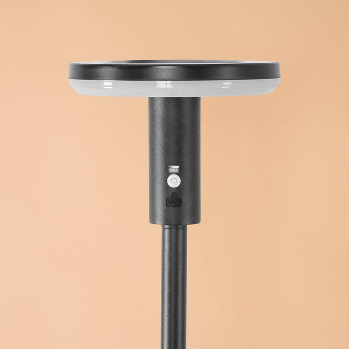 Esotec Solar Sensor Tischleuchte Leseleuchte Talino 38, 3000K warmweiss, 3 Leuchtstärken, dimmbar, L