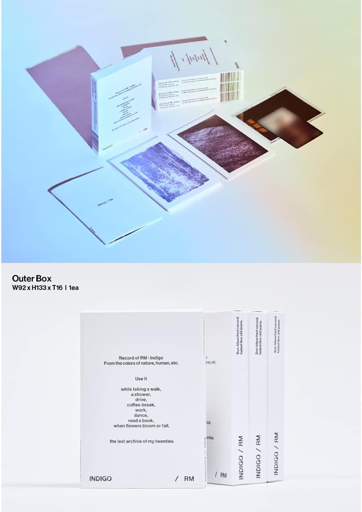 RM - 'Indigo' Postkarte Edition (Weverse Alben ver.)