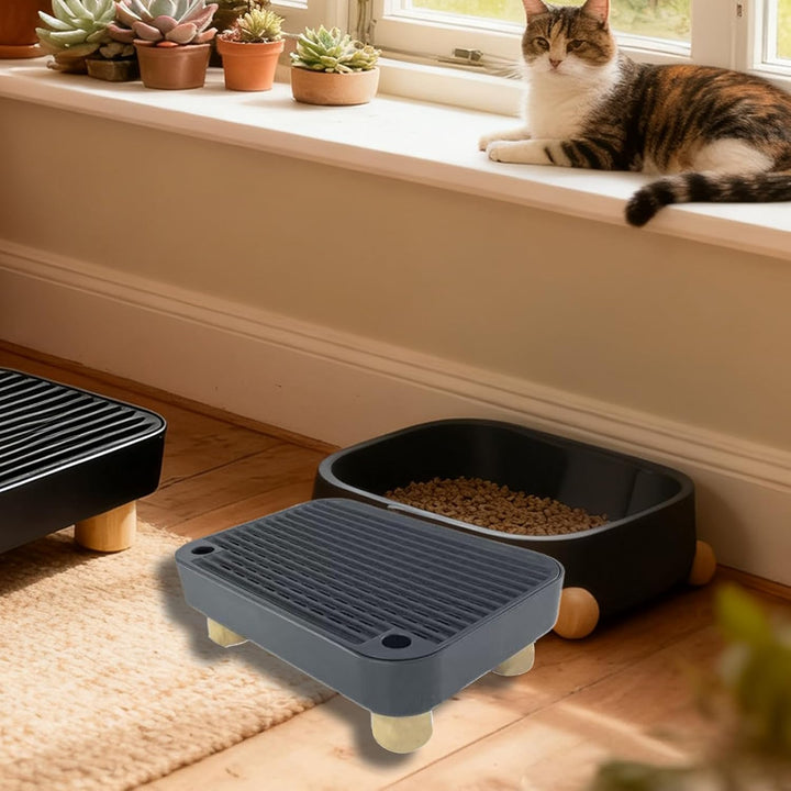 Katzenklo Stufe - Stufe Für Ältere Katzen Mit Filterfunktion | rutschfeste Kätzchen Katzenklo Matte
