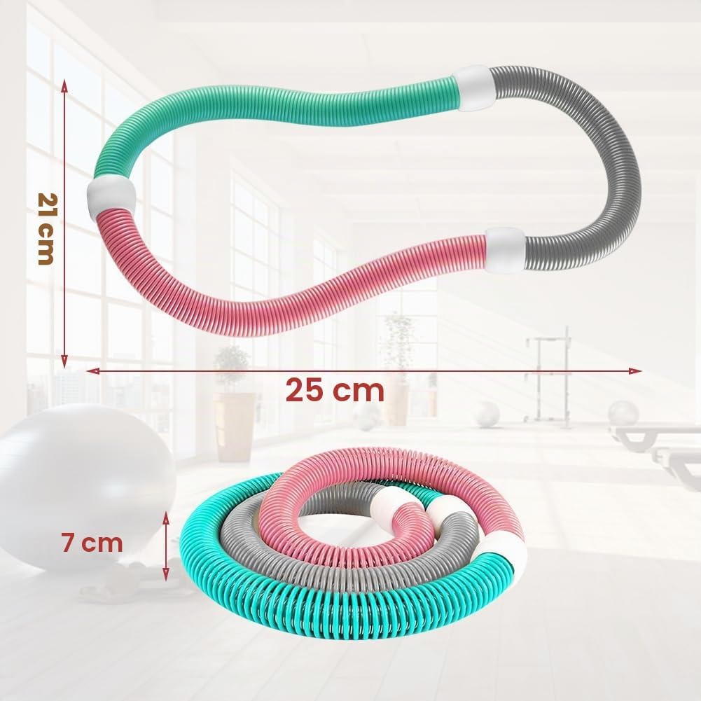 1,3kg Hula Hoop - Hula Hoop Reifen für Erwachsene Gewicht Hoola Hoop Fitness, Weiche Spring Hoop Hul