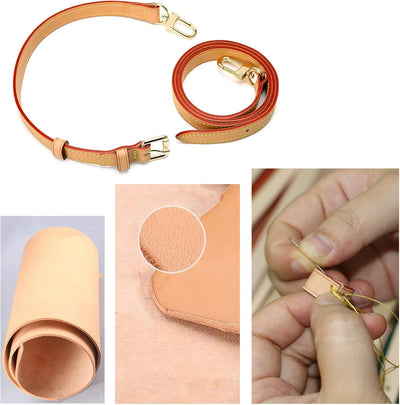 Senral Vachetta Schulterriemen Speedy Ersatzgurt 41-50" Schulterriemen für Taschen Alma Neverfull Né