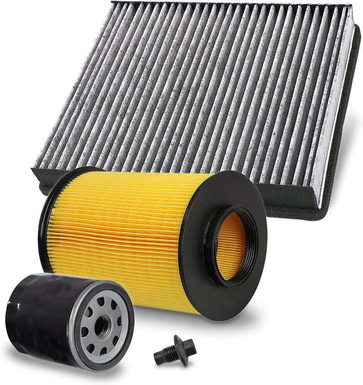 Inspektionspaket SET A 1x Ölfilter 1x Luftfilter 1x Innenraumfilter (Pollenfilter) mit Aktivkohle 1x