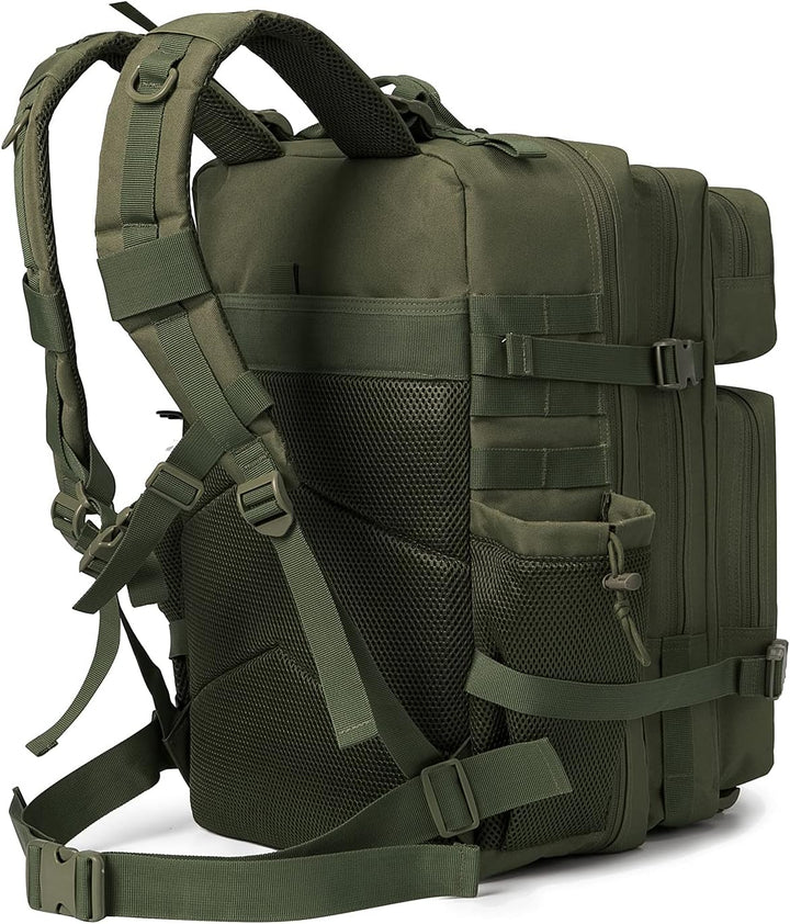 QT&QY Taktischer MilitäR Rucksack Herren Gross 25l/35l/45L Bundeswehr Rucksack 3 Tage Molle Armee Ru