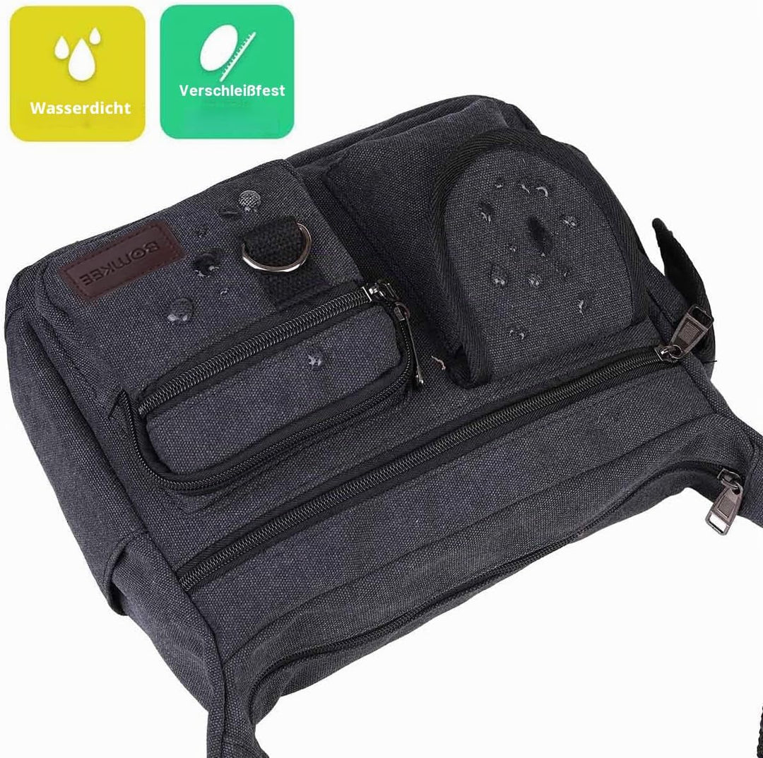 Umhängetaschen Herren Schultertasche Messenger Bag | Wasserdicht Schultertaschen Canvas Crossbody Ta