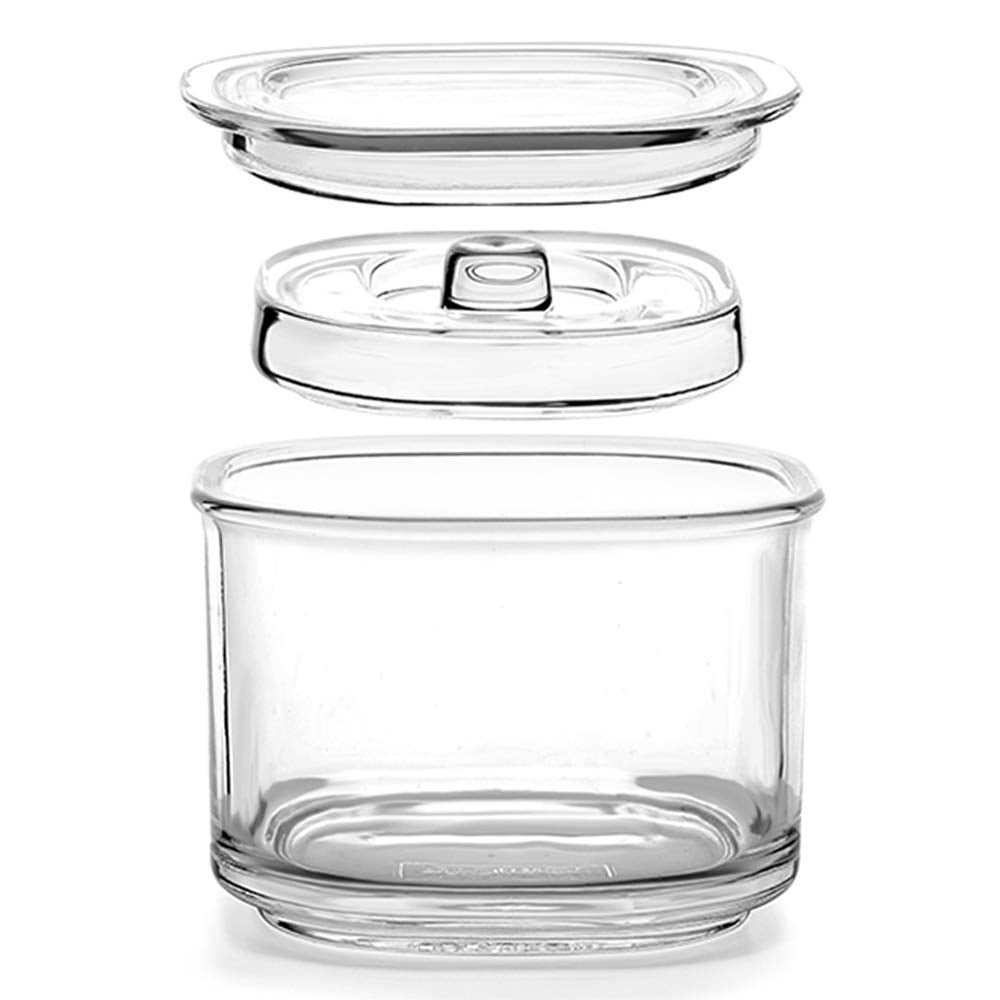 TAMUME 850 ml Gärglas Mehrzweck-Einmachglas mit Deckel für die Tägliche Gastgeschenk-Konservierung m