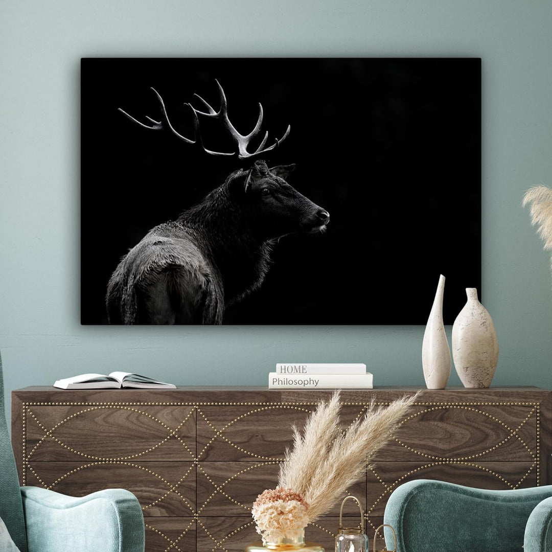 MuchoWow© Bild auf Leinwand Gross 120x80 cm XXL Schlafzimmer Bilder Wand Deko Wohnzimmer Modern Wand