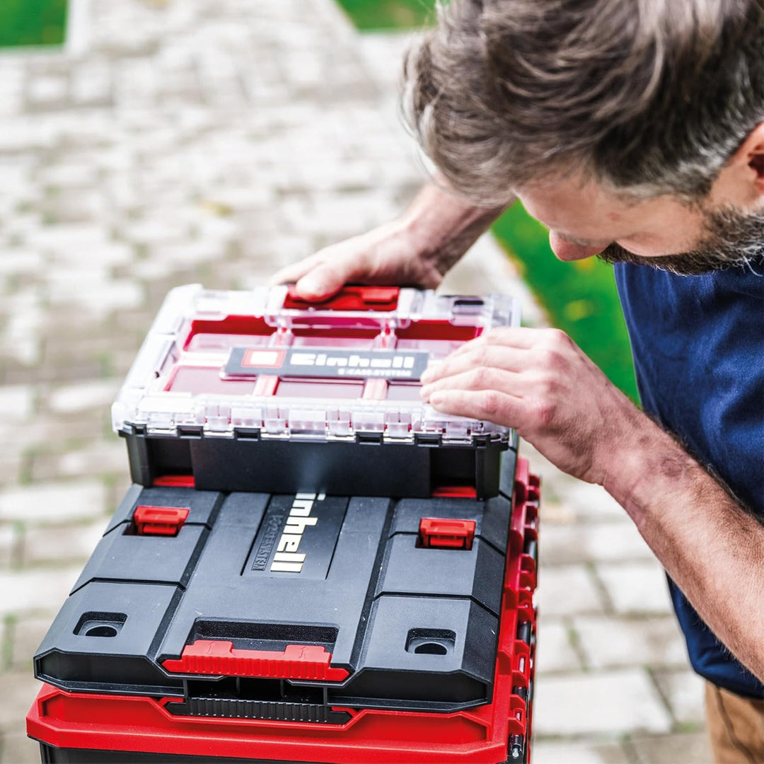 Original Einhell E-Case Adapterplatte (max. 300 kg, stapelbar, verriegelbar, kombinierbar mit Einhel