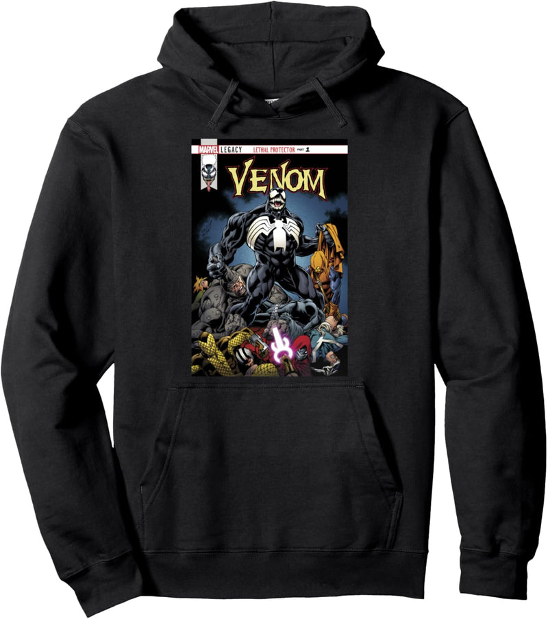 Marvel Venom Lethal Pileup Comic Cover Pullover Hoodie