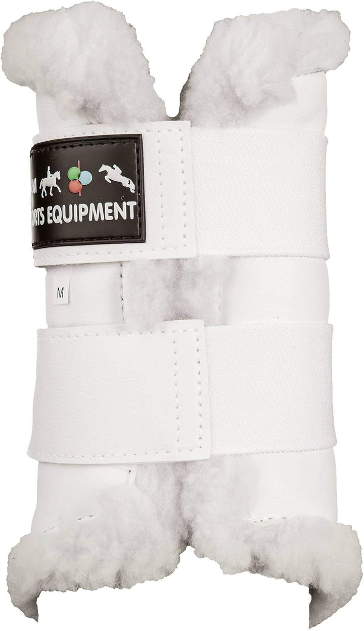 HKM 8585 Gamaschen Comfort, Teddyfutter Lederimitat-Kunstleder Anatomisch, S Dunkelblau, S Dunkelbla