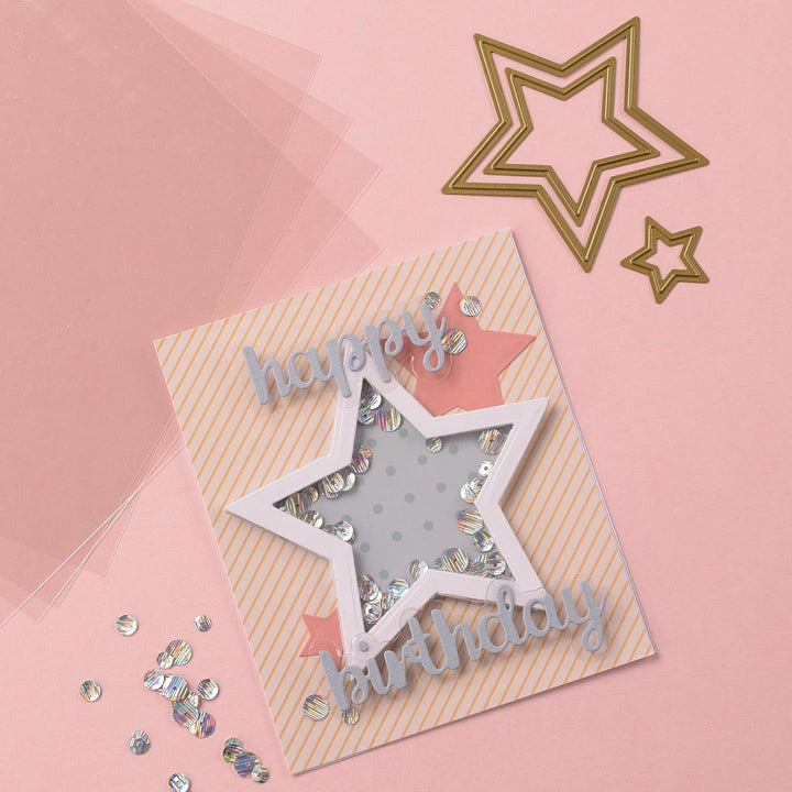 Vaessen Creative Florence Acetat Platten - Quadratisch Kraftpapier - 30,5 x 30,5 cm - Transparent -