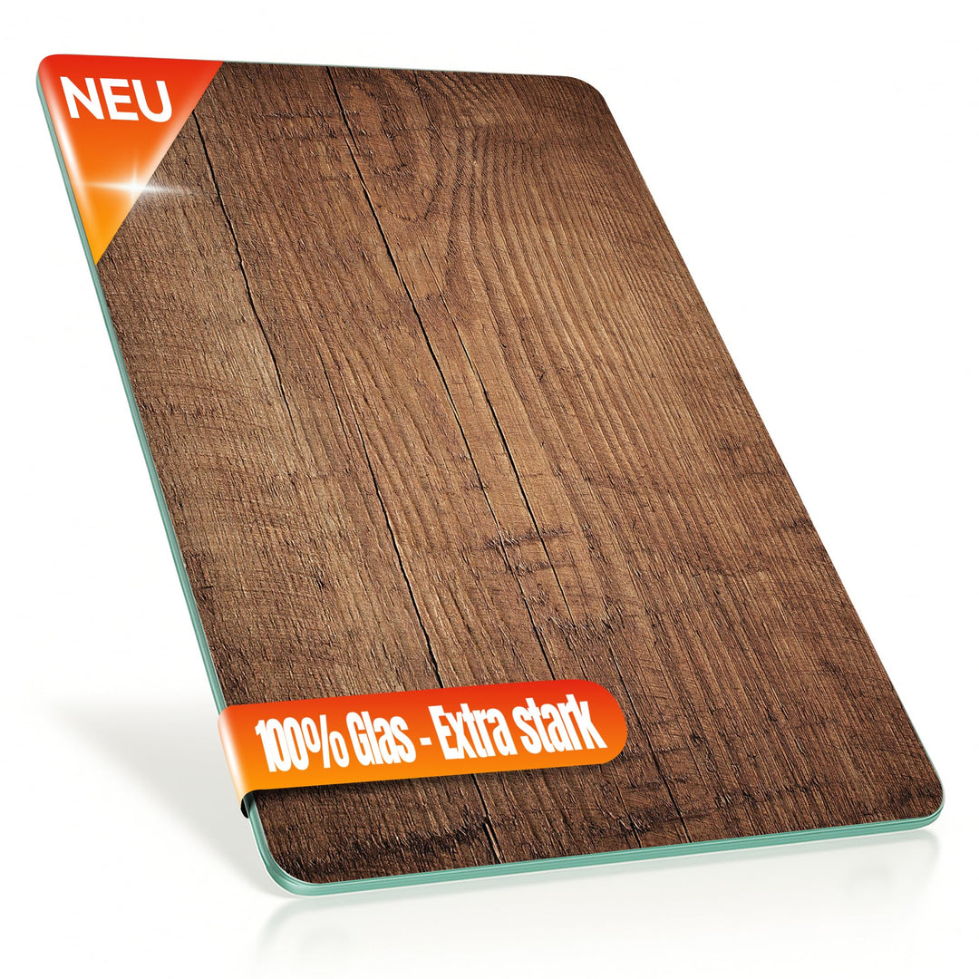 Decovetro® Schneidebrett Glas | 40 x 30 cm | Glass Cutting Board | Hygienisches und robustes Glassch