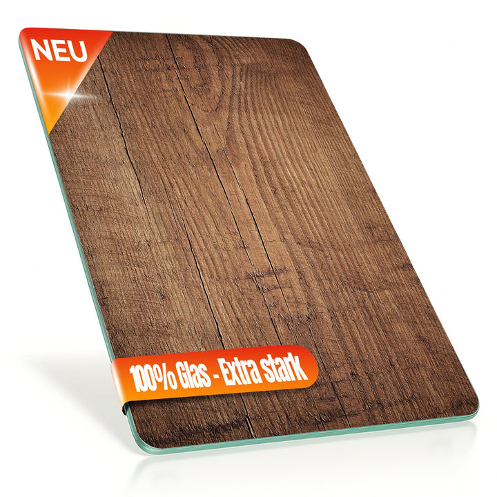 Decovetro® Schneidebrett Glas | 40 x 30 cm | Glass Cutting Board | Hygienisches und robustes Glassch