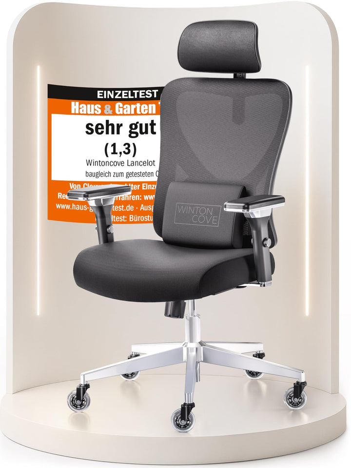 Lancelot Bürostuhl Ergonomisch [VERGLEICHSSIEGER] Bürostuhl Testsieger | Schreibtischstuhl Ergonomis