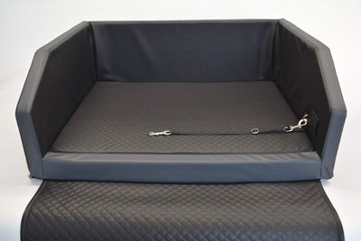 BETTEX comfort & style Autohundebett aus Kunstleder Autoschondecke Kofferraumbox Hundebett Hundebox