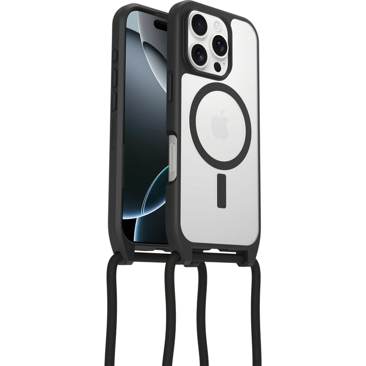 OtterBox React Necklace Hülle mit MagSafe für iPhone 16 Pro, Hülle mit Verstellbarer und Abnehmbarer