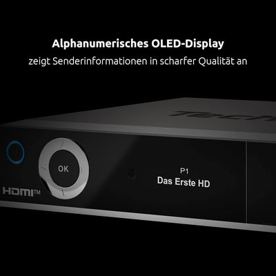 TechniSat DIGIT ISIO S4 – Twin Sat-Receiver mit alphanumerischem Display (HDTV Twin-Tuner, DVB-S2, P