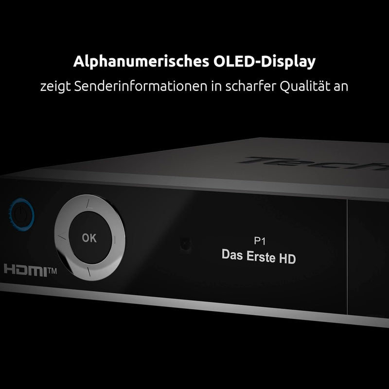 TechniSat DIGIT ISIO S4 – Twin Sat-Receiver mit alphanumerischem Display (HDTV Twin-Tuner, DVB-S2, P