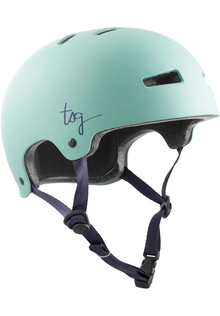 TSG Girls BMX/Dirt Helm Evolution Women Solid Color - Satin Mint Türkis XXS/XS, Türkis XXS/XS
